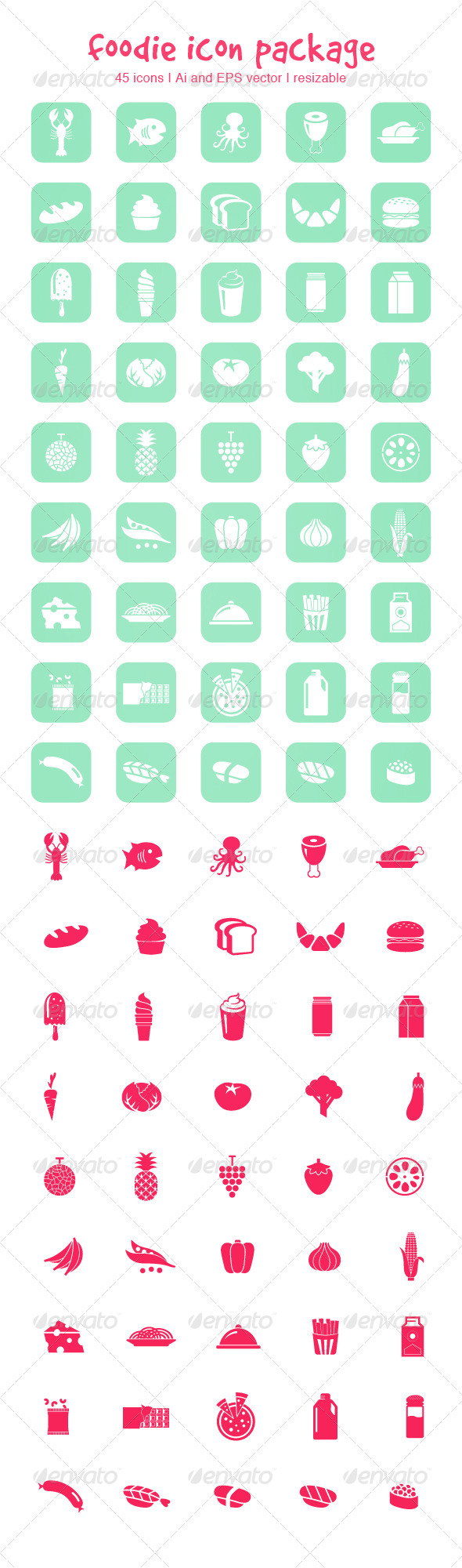 Foodie Icon Package Foodie Icon Package