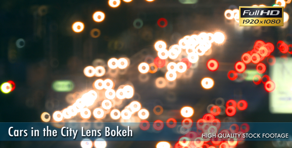 Cars in the City Lens Bokeh Cars in the City Lens Bokeh