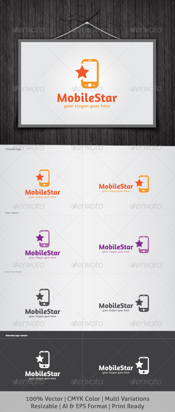 Mobile Star Logo