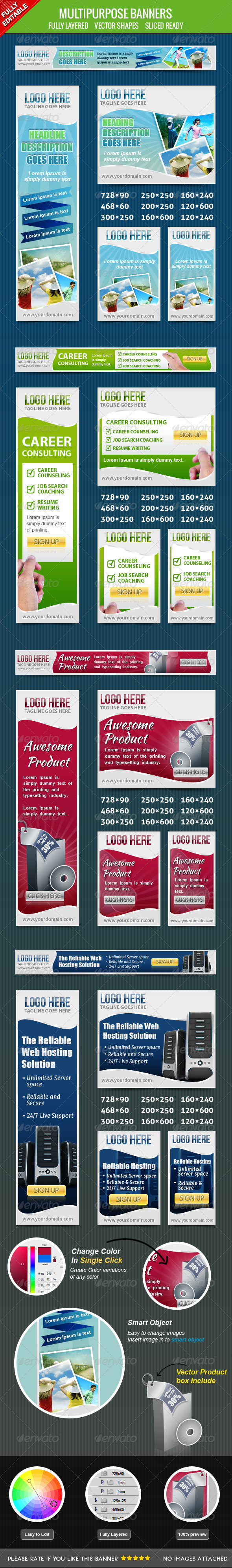 Multiporpose Banners Multiporpose Banners