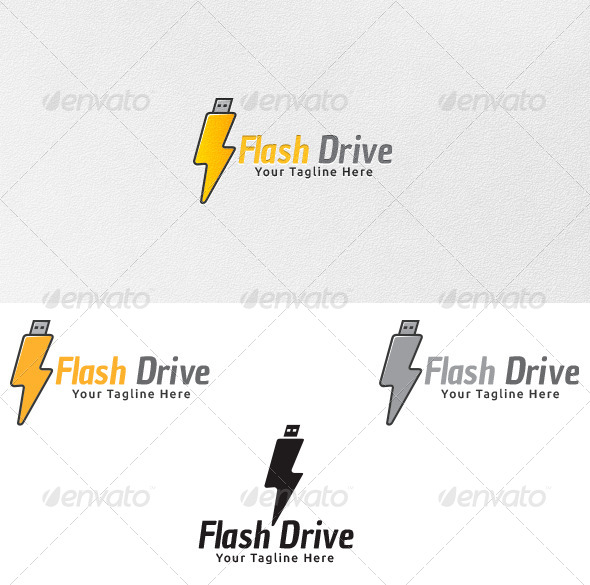 Flash Drive Logo Template Flash Drive Logo Template