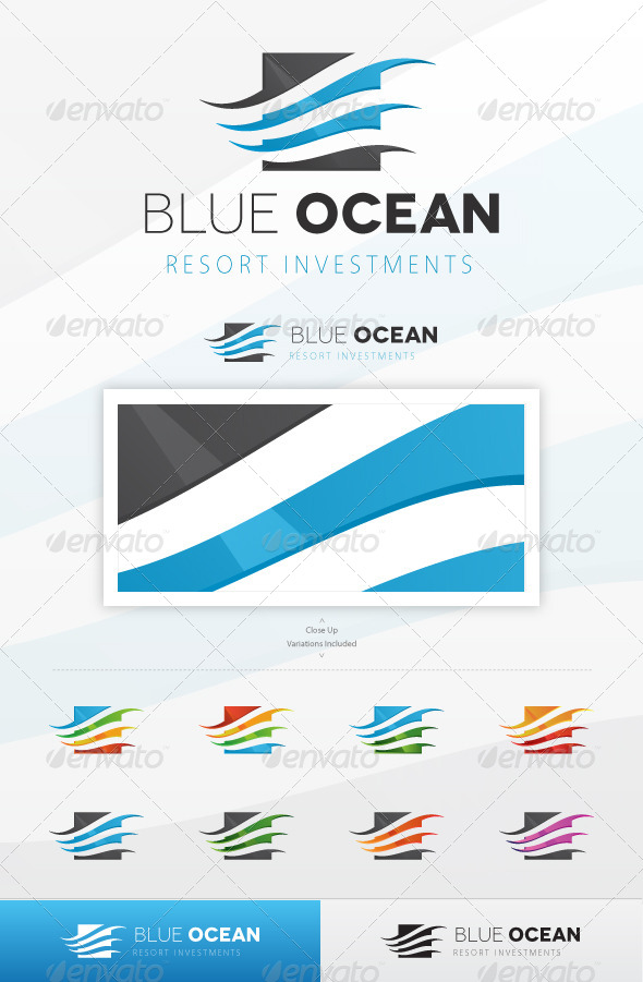 Blue Ocean Logo - Symbols Logo Templates