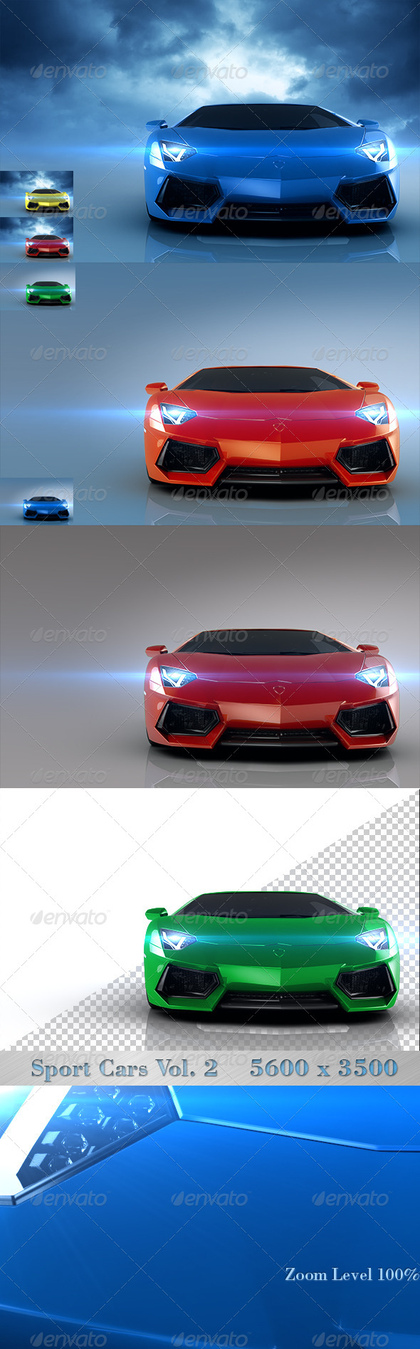 Sport Cars Vol. 2 - Objects 3D Renders