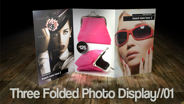 Three Folded Photo Display 01 Three Folded Photo Display 01