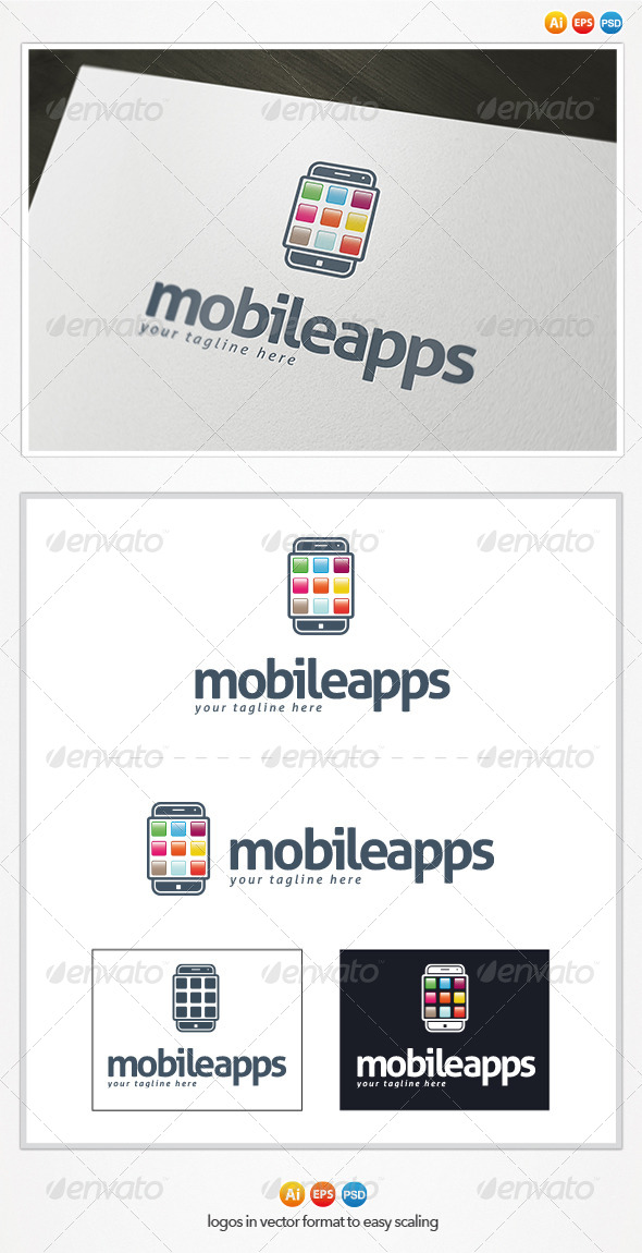 Mobile Apps Logo Mobile Apps Logo