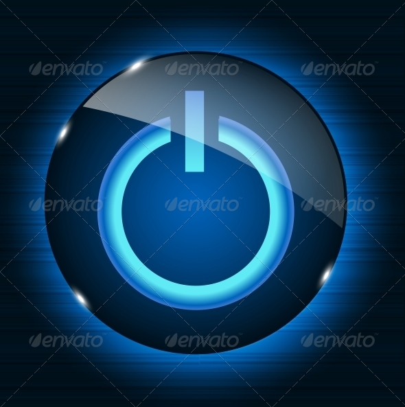 Glass Power Button Glass Power Button