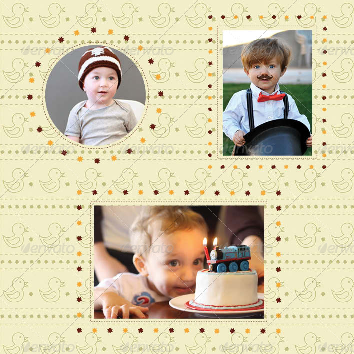 Baby Board Book by crew55design GraphicRiver