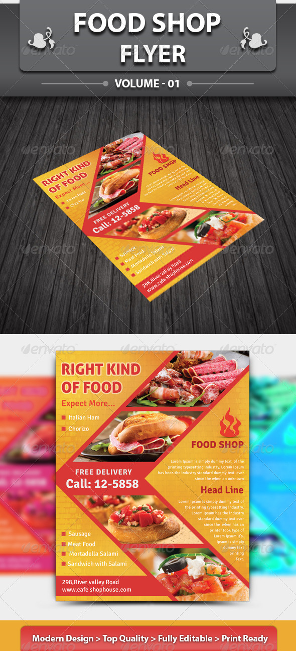 Restaurant Business Flyer | Volume 5