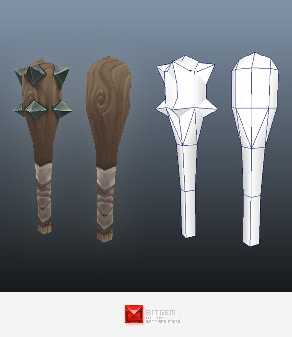 Low Poly Club - 3DOcean Item for Sale