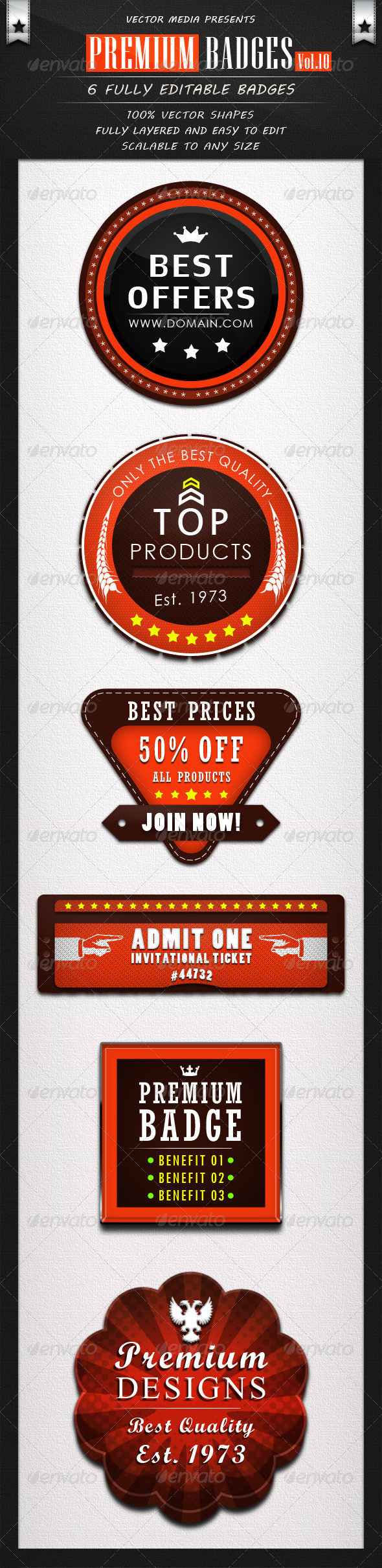 Premium Badges Vol.10 Premium Badges Vol.10