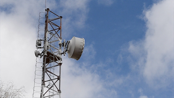 Old Rusted Telecomunication Antenna Old Rusted Telecomunication Antenna