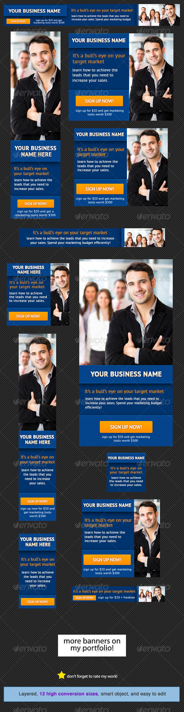 Corporate Banner Design Template 8 Corporate Banner Design Template 8