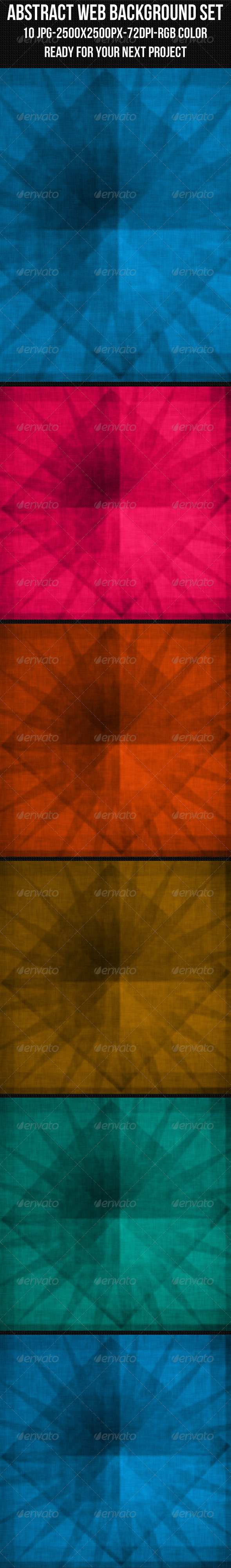 Abstract Web Background Set - Abstract Backgrounds