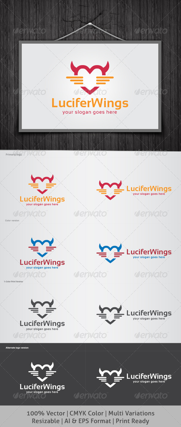 Lucifer Wings Logo