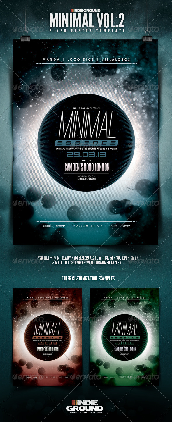 Minimal Flyer/Poster Vol. 2 - Events Flyers
