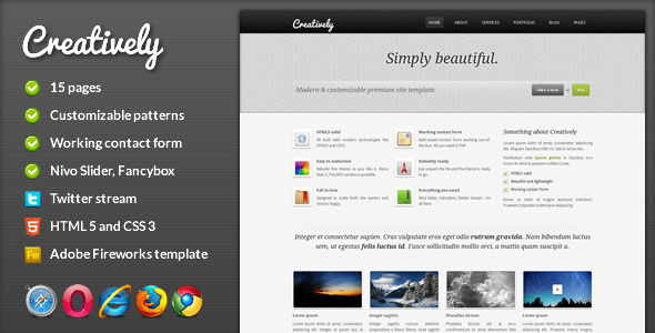 Creatively - Corporate HTML Template