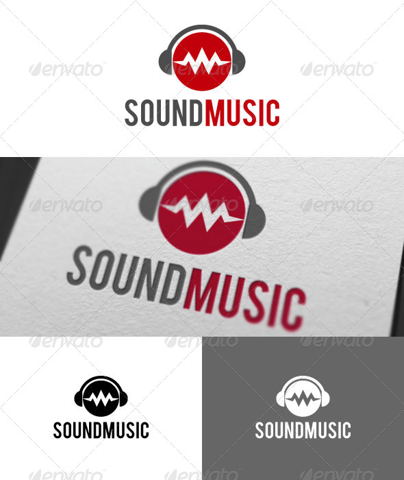 Sound Music Logo Template