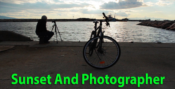Sunset And Photographer Sunset And Photographer