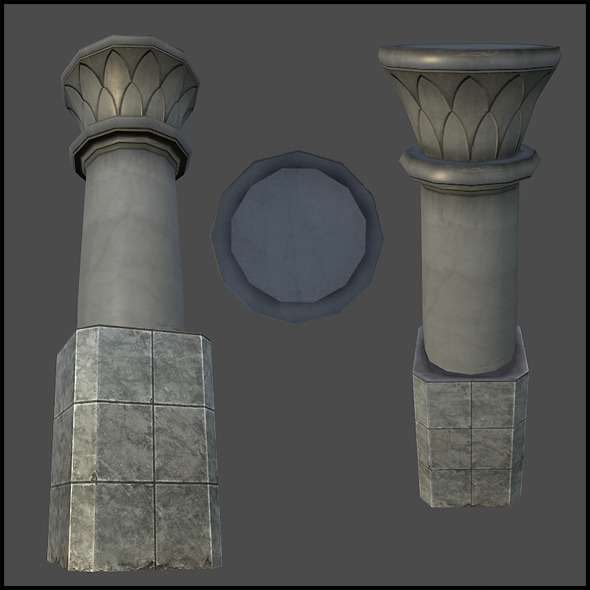 Mall Ornament Column Mall Ornament Column
