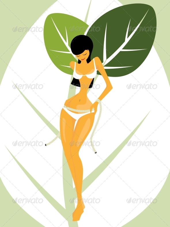 Woman with Measuring Tape Woman with Measuring Tape