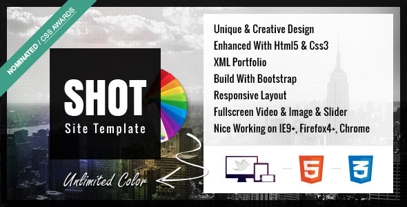 Shot - Full Ajax Responsive Site Template