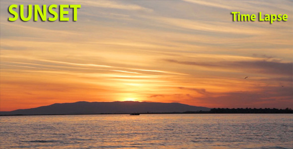 Sunset Time Lapse Sunset Time Lapse