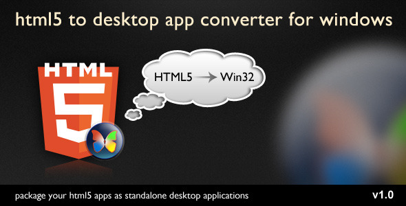 HTML5 2 Desktop App Converter