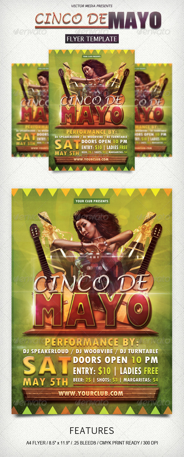 Cinco De Mayo Flyer Cinco De Mayo Flyer