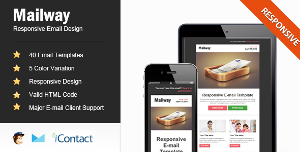 Mailway - Responsive E-mail Template - Email Templates Marketing