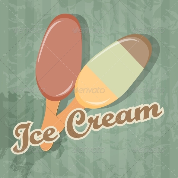 Retro Ice Cream background