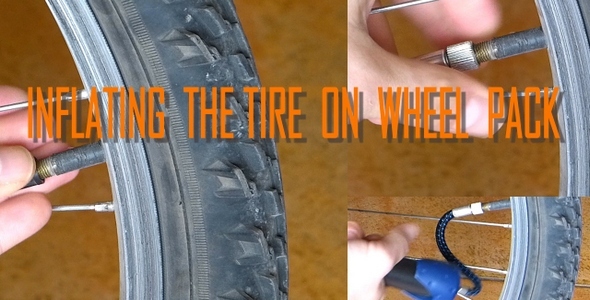 Inflating the Tire on Wheel Inflating the Tire on Wheel