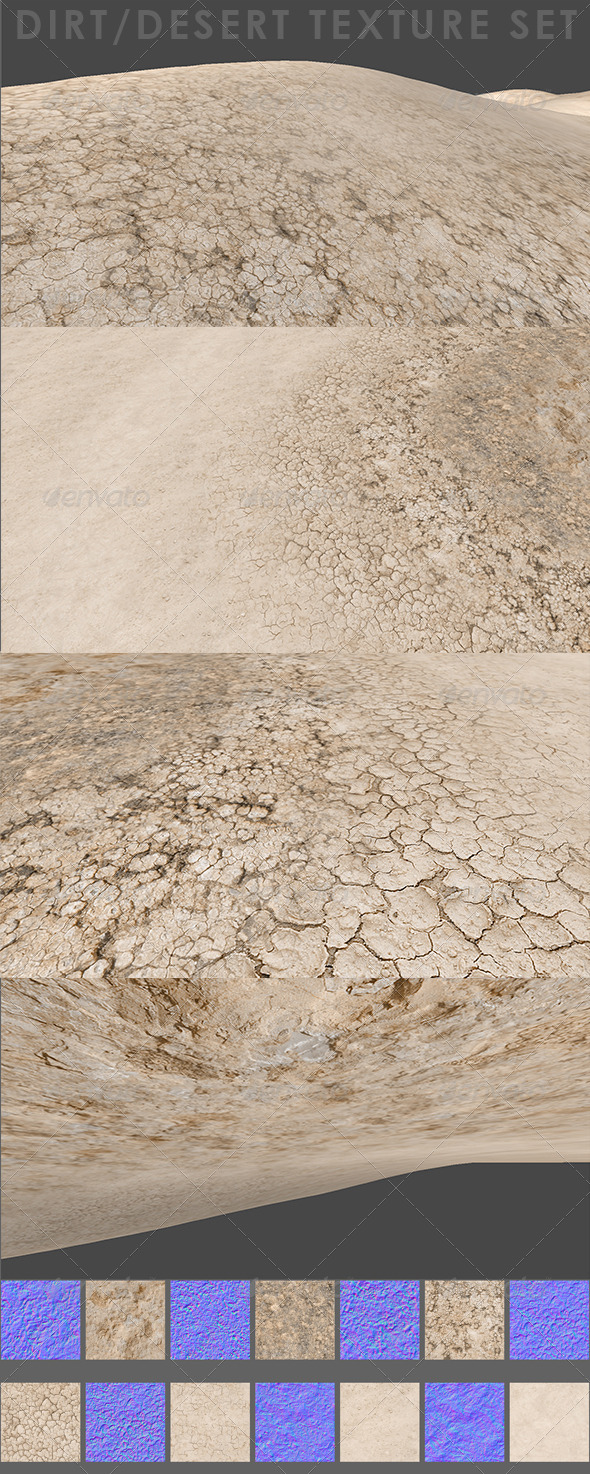 Desert Dirt Texture Set Desert Dirt Texture Set