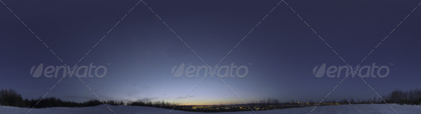 Skydome HDRI - Blue Moment - 3DOcean Item for Sale
