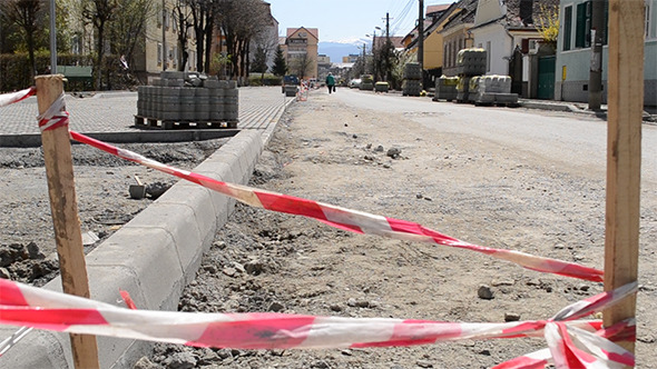 Street Construction Site Pending Street Construction Site Pending