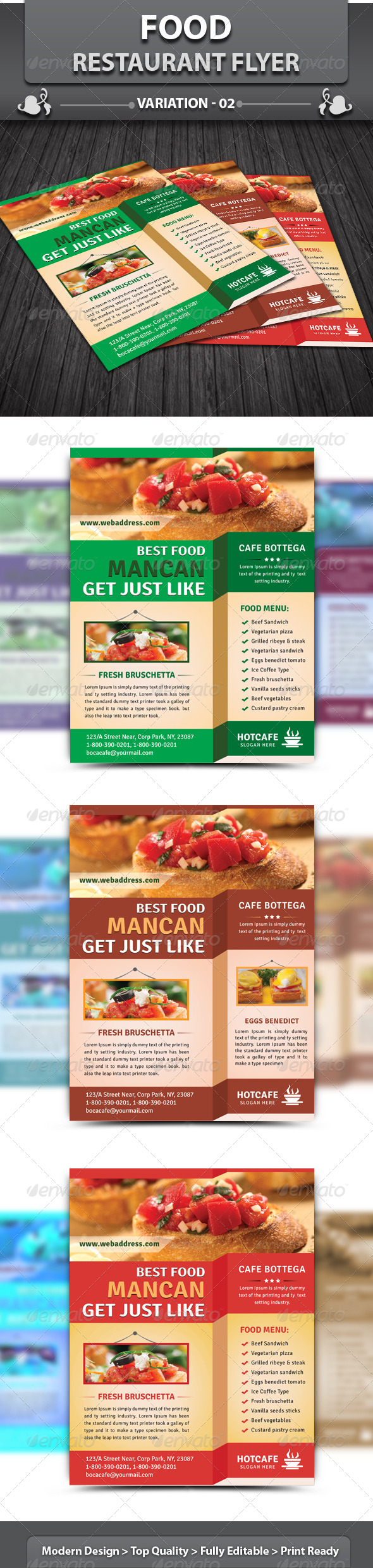 Restaurant Business Flyer | Volume 4