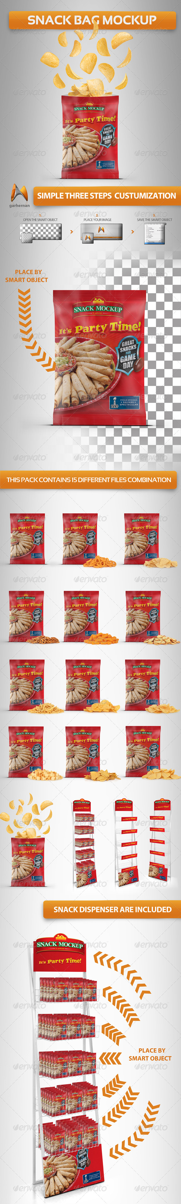 Download Snack Bag Mockup | GraphicRiver