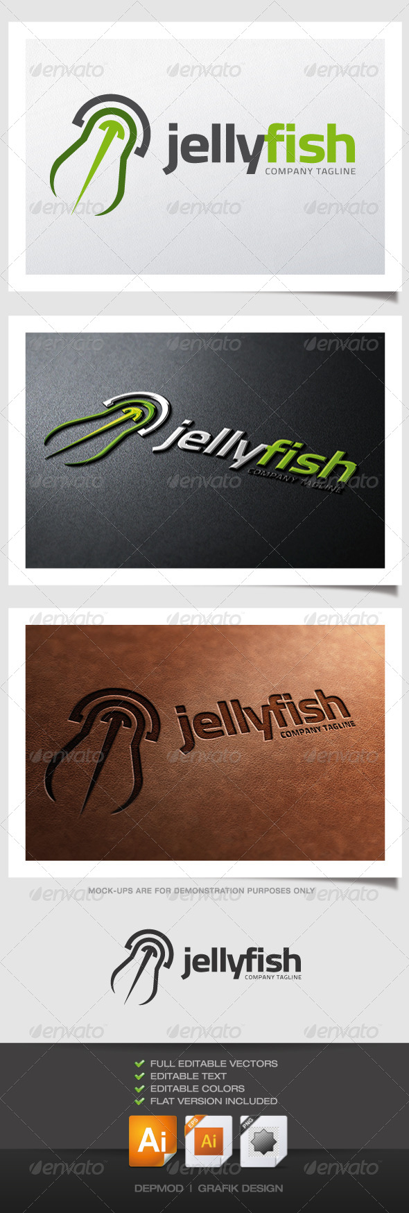 Jelly Fish Logo Jelly Fish Logo