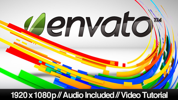 Colorful Abstract Vector Lines into 3D Logo Reveal Colorful Abstract Vector Lines into 3D Logo Reveal