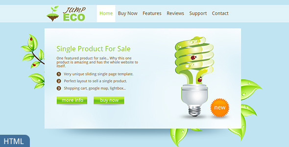 Jump Eco HTML - Slider - Single product shop