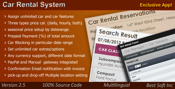 Car Rental System Car Rental System