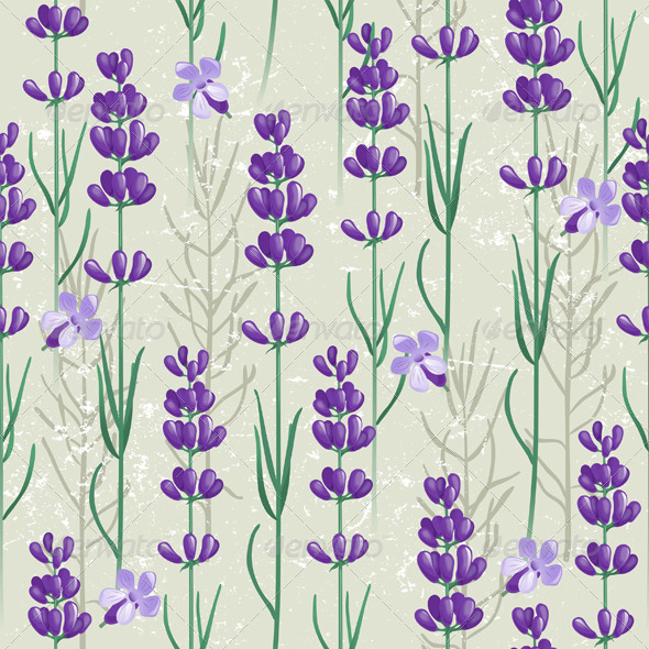 Lavender Seamless Ornament Lavender Seamless Ornament