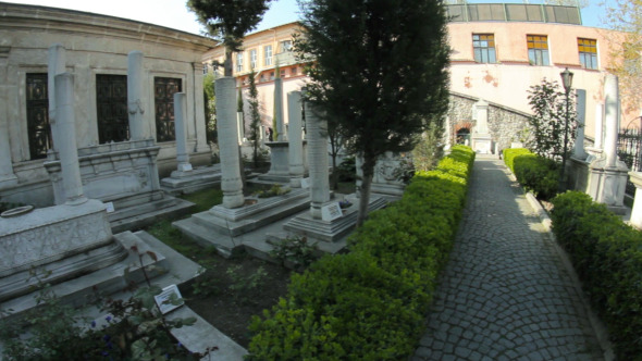 Cemetery With Tombs and Graves Cemetery With Tombs and Graves