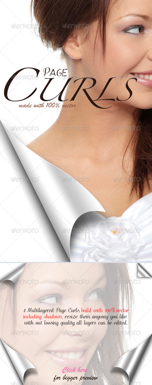 Page Curls Pure Vector Page Curls Pure Vector