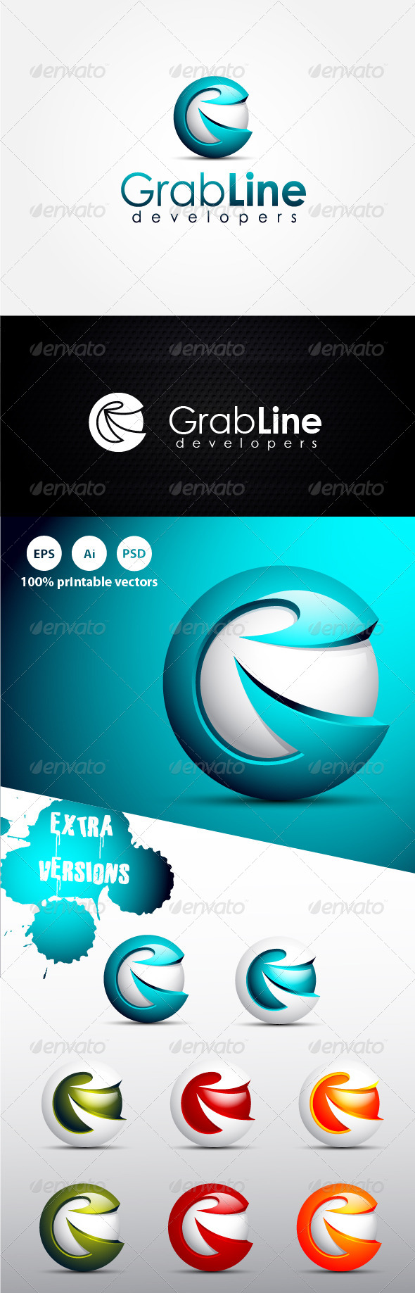 Grab G Letter - Letters Logo Templates