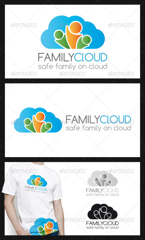 Family Cloud Logo Template Family Cloud Logo Template