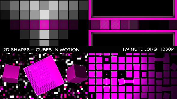 2D Shapes Cubes In Motion 2D Shapes Cubes In Motion