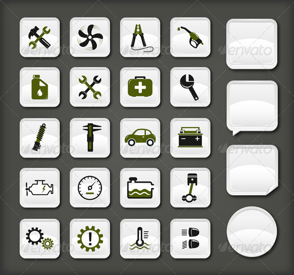 Car Service Icons