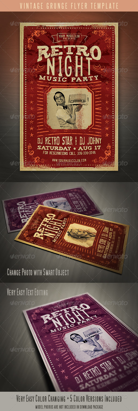 Vintage Grunge Flyer Vintage Grunge Flyer