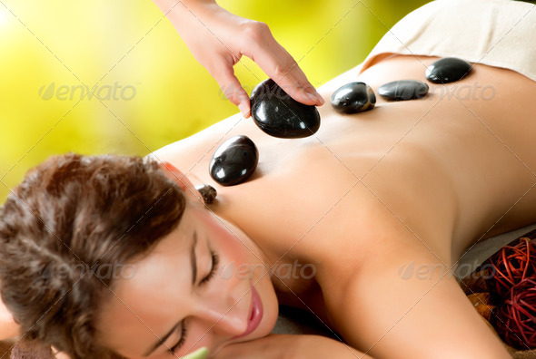 Spa Salon. Stone Massage. Dayspa