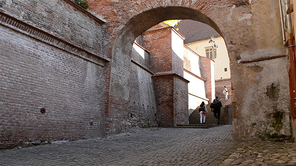 Old Medieval Stairs Passage Old Medieval Stairs Passage